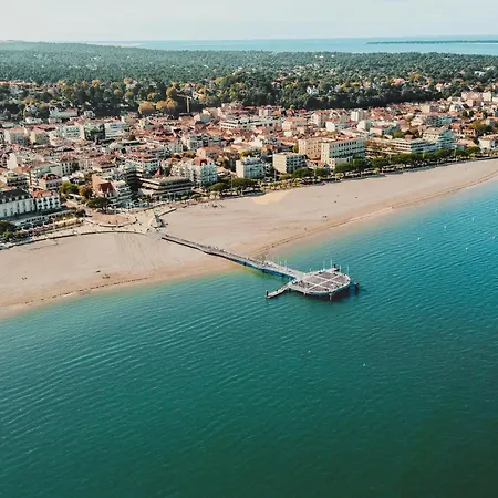 Lägenhet Avec Vue Bassin, Acces Plage, Parking Inclus - Fr-1-474-278 Arcachon