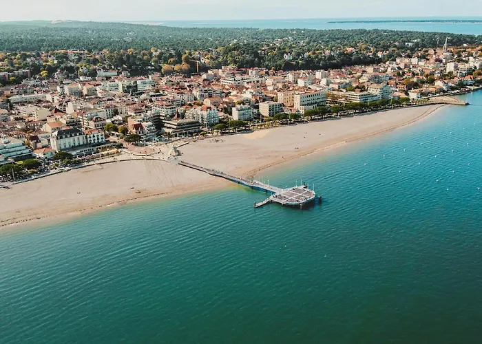 Apartment Avec Vue Bassin, Acces Plage, Parking Inclus - Fr-1-474-278 Arcachon